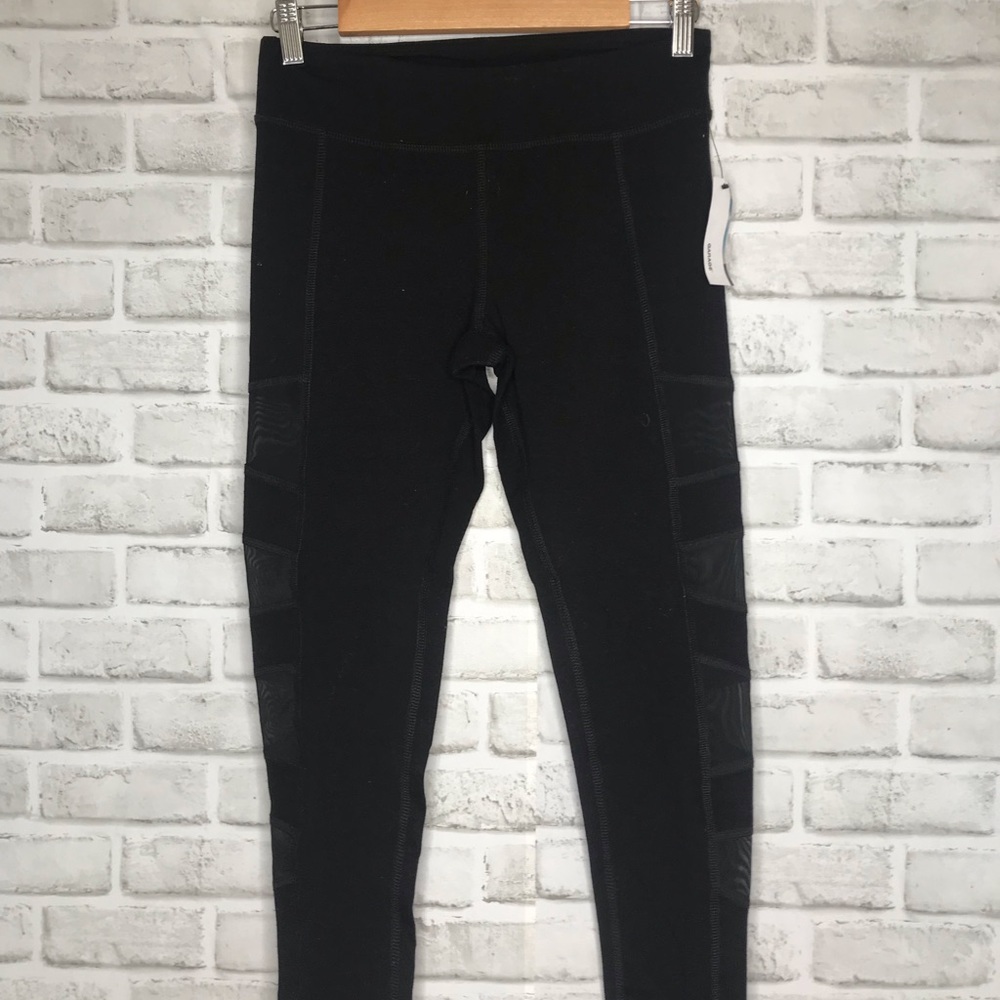Garage Black Mesh Leggings